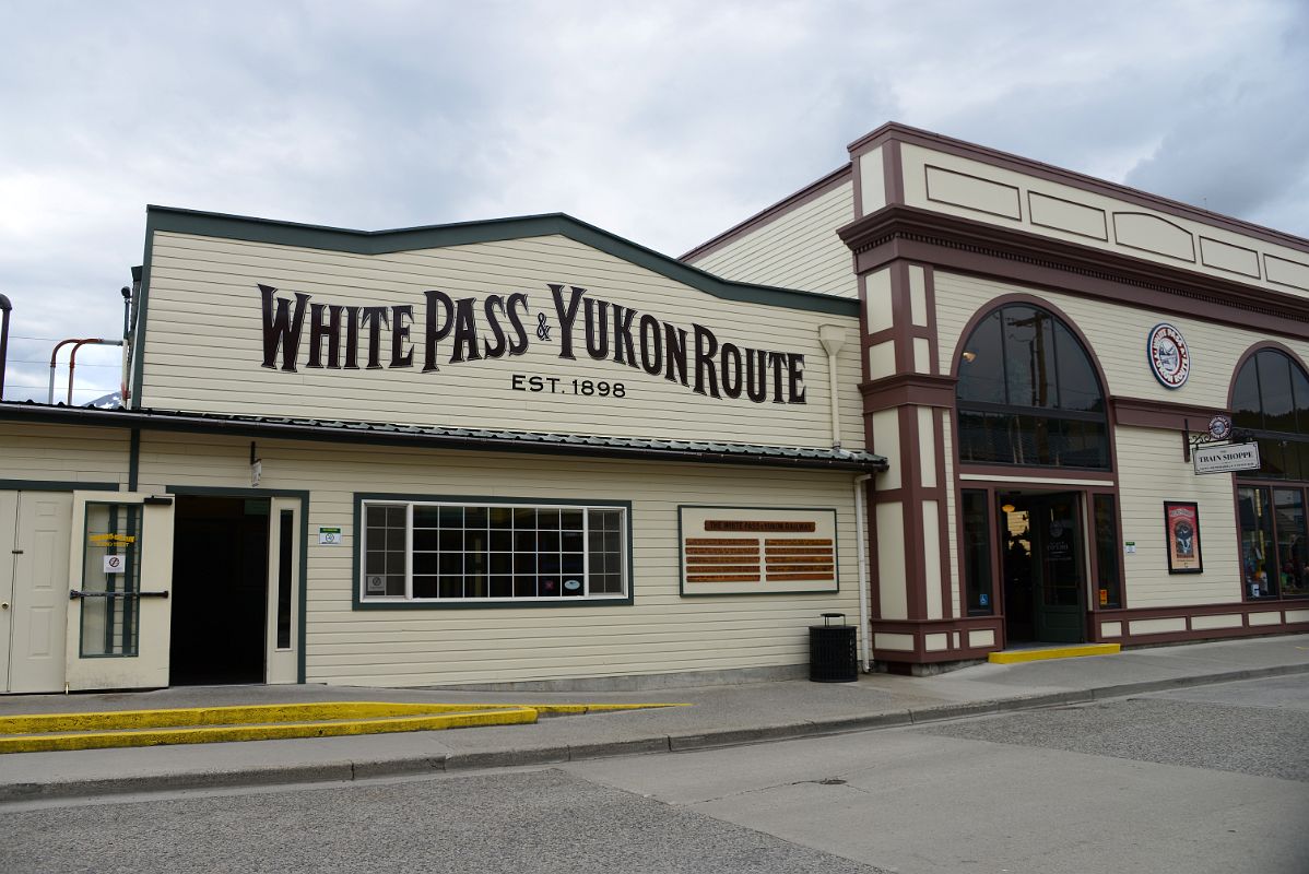 29B The White Pass and Yukon Route Railroad Depot At Skagway Alaska